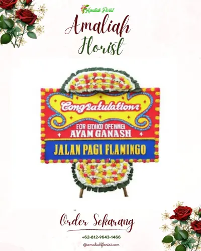 Bunga Papan Congratulation di Kutosari